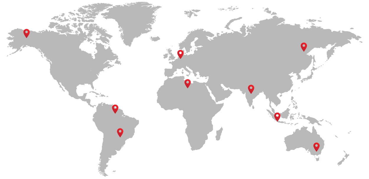 Global Reach Map